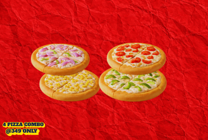 4 Pizza Combo